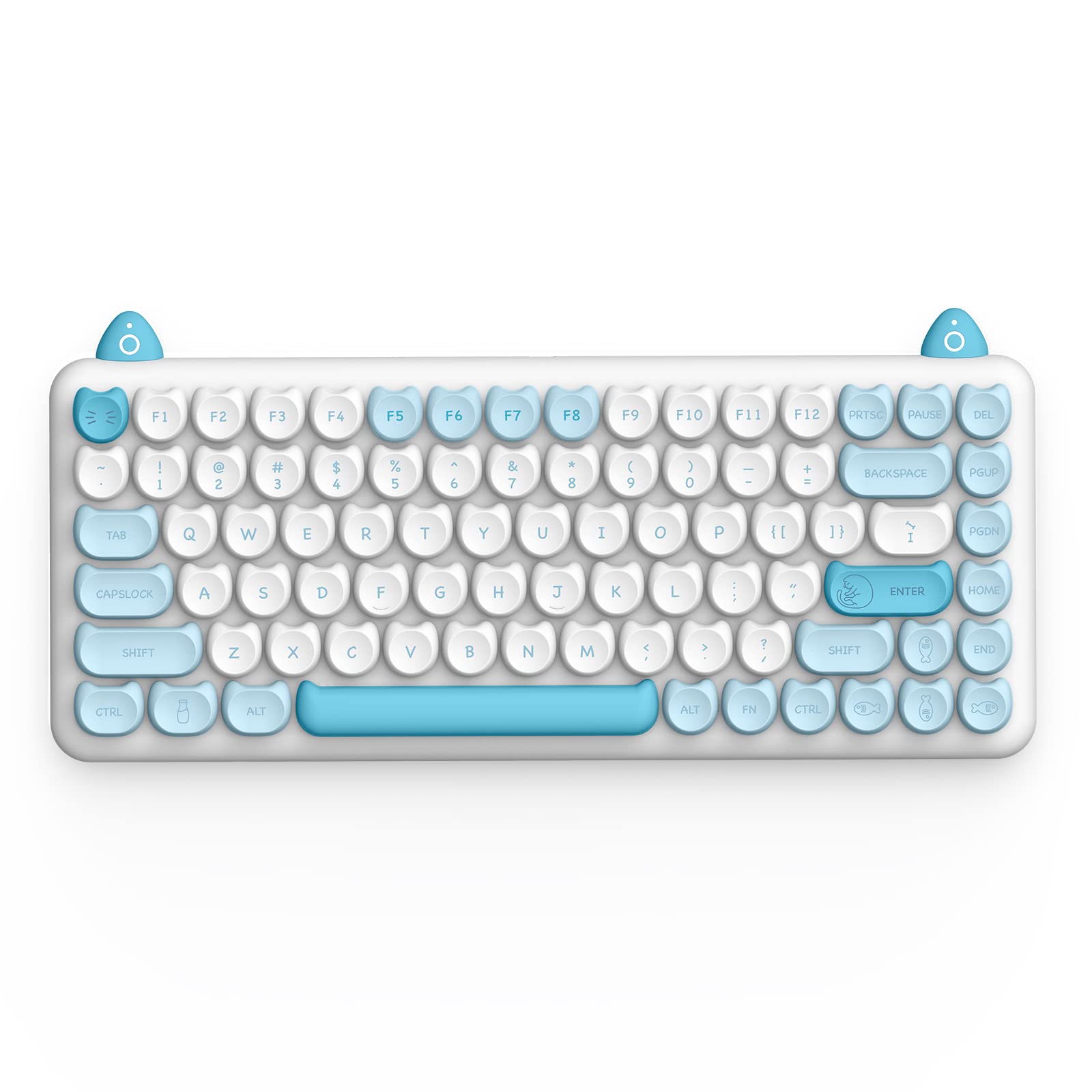 IQUNIX M80 Purry Cat Wireless Mechanical Keyboard, Wireless/Wired